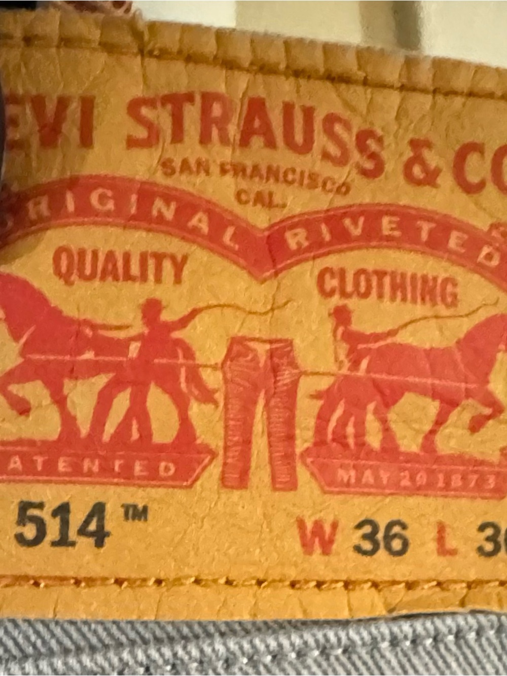 Levi's Men's Slim Straight Jeans in Light Gray